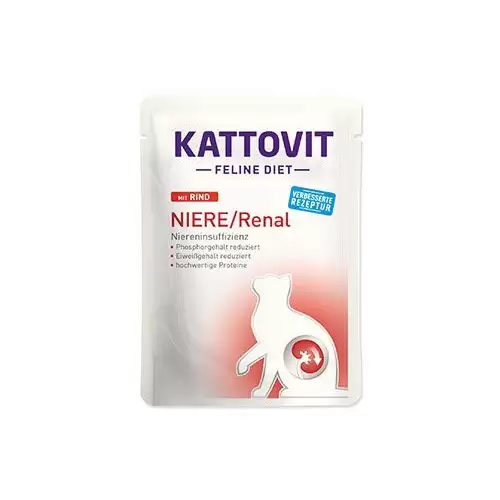 Kattovit Cat Renal hovězí kapsa 85g