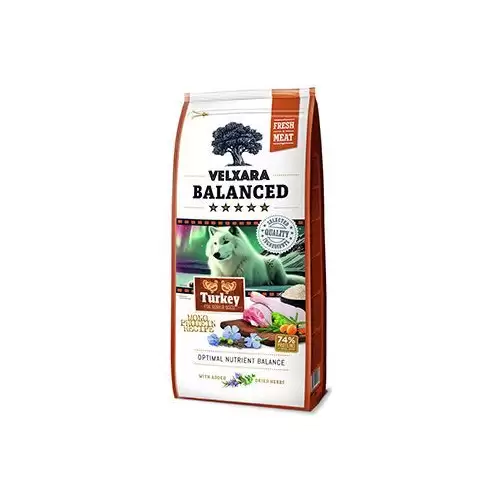 Velxara Balanced FM Dog Senior Monoprot.Turk&Rice 12kg