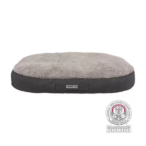 Ortopedický polštář BENDSON Vital, oválný, 80 x 55 cm, tmavě šedá/světle šedá