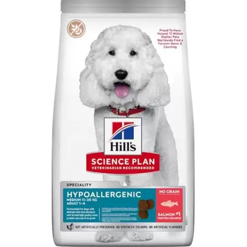  Hill's Science Plan Canine Adult Hypoallergenic Medium Salmon 2,5 kg