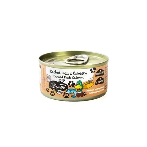 Lyopro Cat konz. Kachní prsa s lososem 85g
