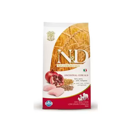 N&D LG DOG Adult Mini Chicken & Pomegranate 2,5kg