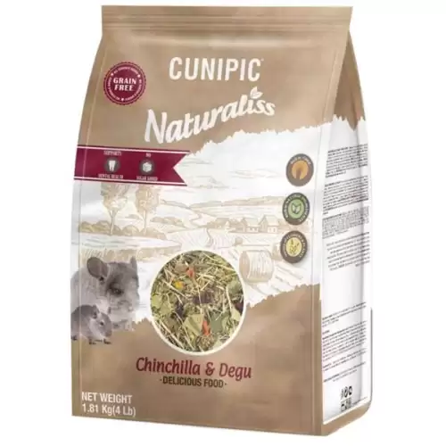  Cunipic Naturaliss Chinchilla & Degu - činčila a osmák 1,81 kg