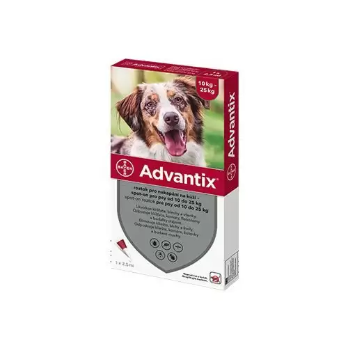 Advantix Spot-on 1x2,5ml pro psy 10-25kg