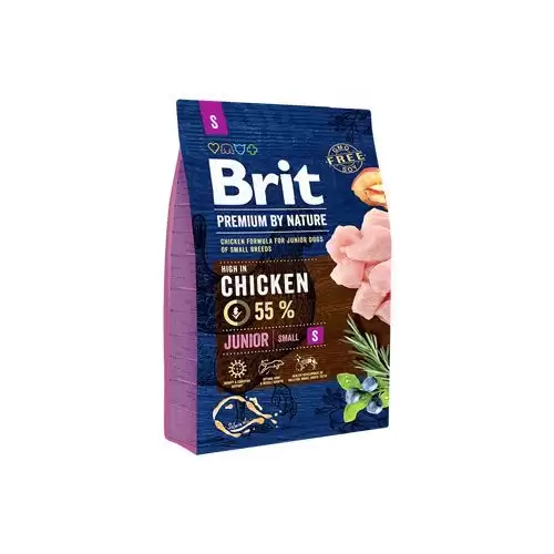 Brit Premium Dog by Nature Junior S 3kg