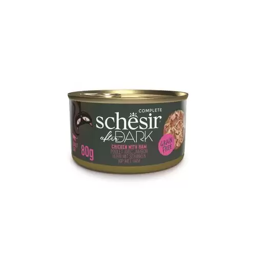Schesir Cat konz. After Dark Wholefood kuře/šunka 80g