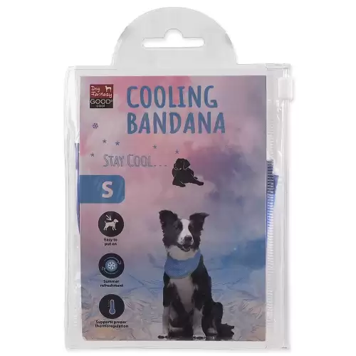 Šátek Dog Fantasy chladící S 20-30 cm