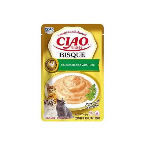 Churu Cat Entrée Bisque Chicken Recipe with Tuna 40g