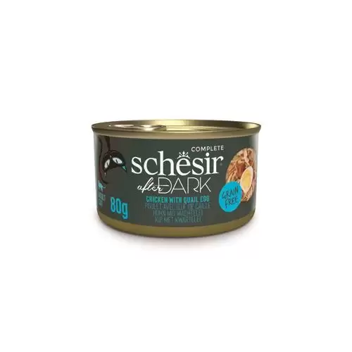 Schesir Cat konz. After Dark Wholefood kuře/vejce 80g