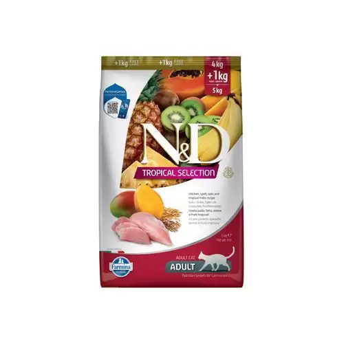 N&D TROPICAL SELECTION CAT Adult Chicken 4+1kg