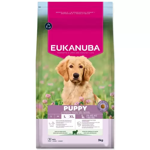 Krmivo EUKANUBA Puppy Large rich in lamb 3kg