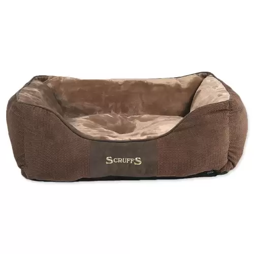 Pelech Scruffs Chester Box Bed čokoládový M 60x50cm
