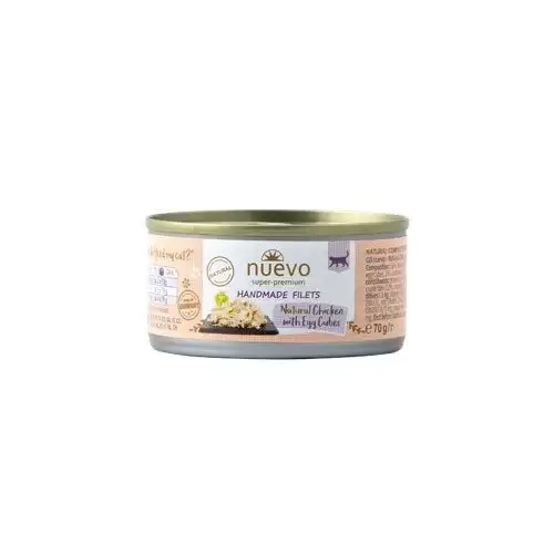 Nuevo kočka Handmade Kuře s vejcem konz. 70g