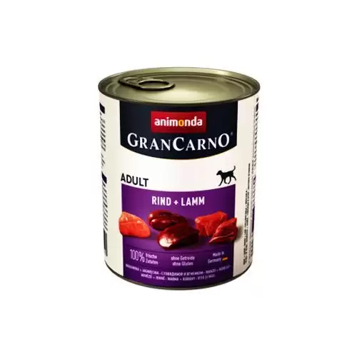 Animonda pes GRANCARNO konz. Adult hovězí/jehněčí 800g