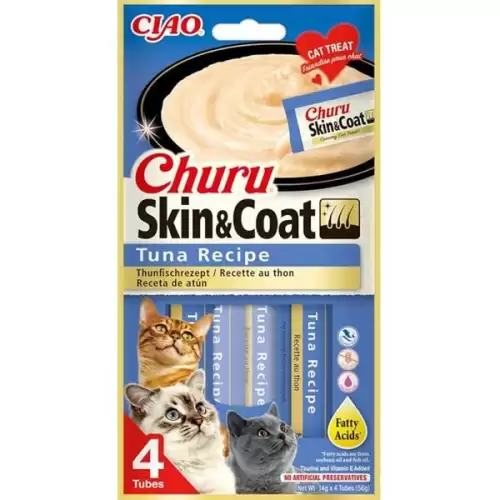  Inaba Churu Skin & Coat tuňák 4 x 14g