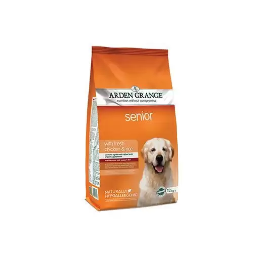 Arden Grange Dog Senior with fresh Chicken&Rice 12kg