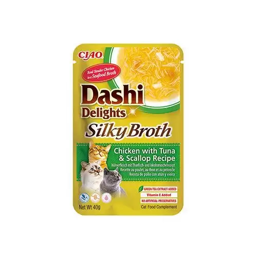 Churu Cat Dashi Delights Silky Broth Chick&Tun&Scal40g