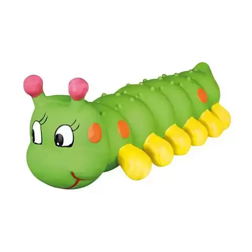 Latexová obří housenka 26 cm, zelená