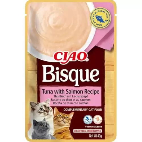  Inaba Ciao Bisque tuňák a losos 40 g 