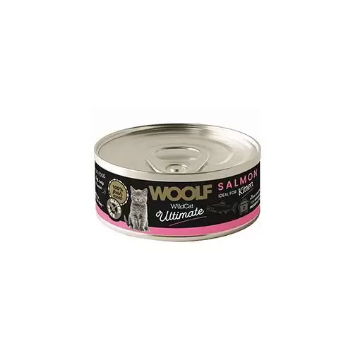 WOOLF WildCat Ultimate konz. Kitten Paté Salmon 85g