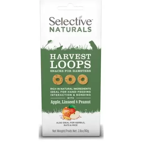  Supreme Selective Naturals snack Harvest Loops 80 g