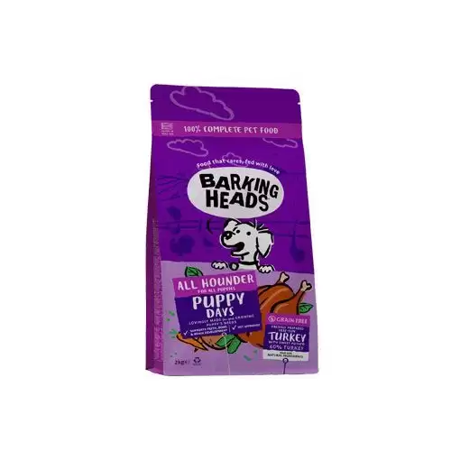 BARKING HEADS All Hounder Puppy Days Turkey 2kg