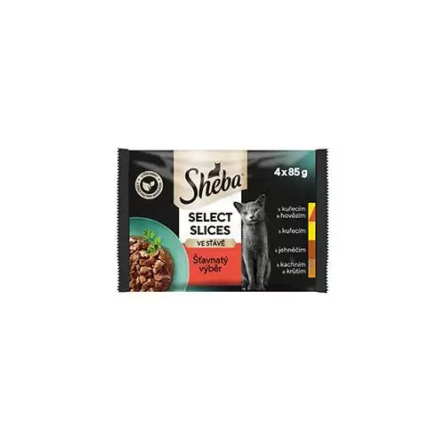 Sheba kapsa Select Slices šťavnatý výběr 4x85g