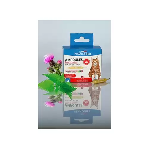 Francodex Skin and Coat ampulky kočka,kotě 18x1ml