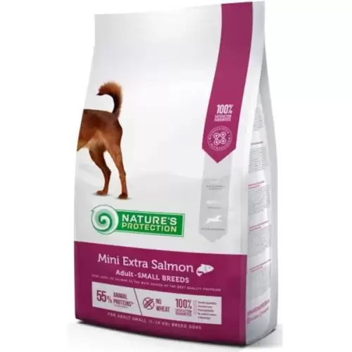  Nature's Protection Dog Dry Adult Mini Extra Salmon 2 kg