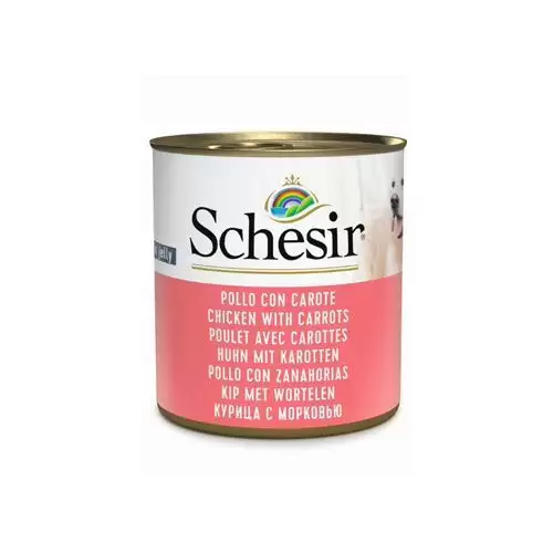 Schesir Dog konz. Adult kuře/mrkev 285g