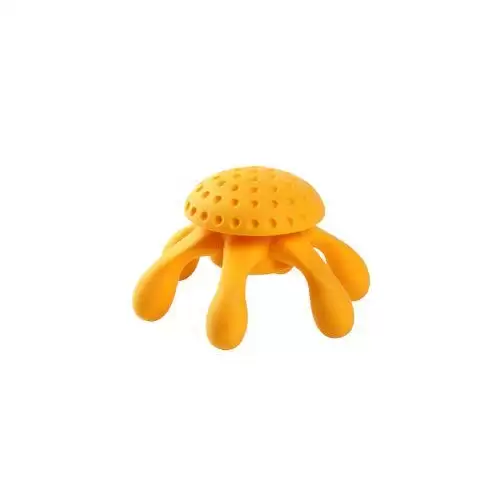 Hračka pes OCTOPUS MAXI plov. z TPR oranžová Kiwi