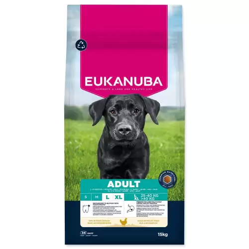Krmivo EUKANUBA Adult Large rich in fresh chicken 15kg