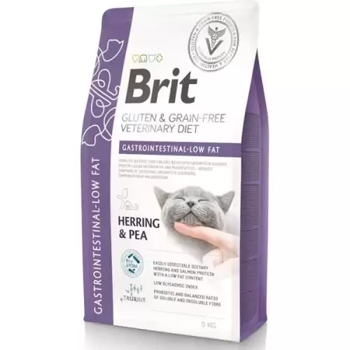  Brit Veterinary Diets Cat Gastrointestinal-Low fat 5 kg