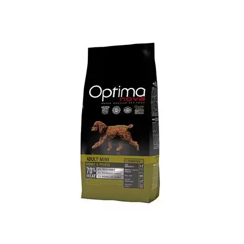 Optima Nova Dog GF Adult Mini Digestive Rabbit&Pot.2kg
