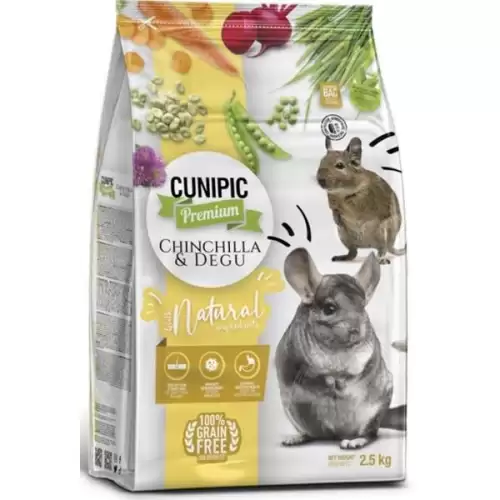  Cunipic Premium Chinchilla & Degu - činčila & osmák 2,5 kg