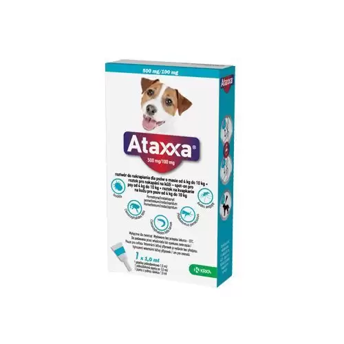 Ataxxa Spot-on Dog M 500mg/100mg 1x1ml