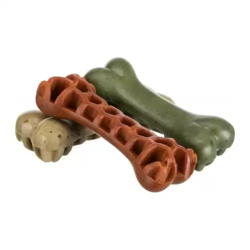 DentaFun Veggie Honey Comb Bone, kostička s mořskou řasou [40 ks], 12 cm / 58 g