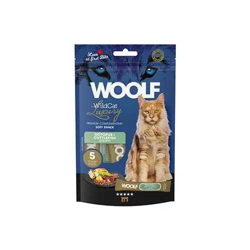 WOOLF WildCat Cream Luxury Octopus&Cuttlefish 5x14g