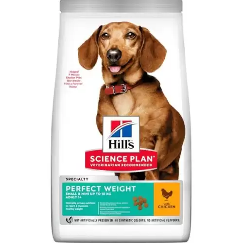  Hill's Science Plan Canine Adult Perfect Weight Small & Mini Chicken 1,5 kg