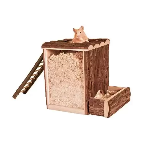 Natural Living domeček a hrací věž s žebříkem 25x24x20 cm