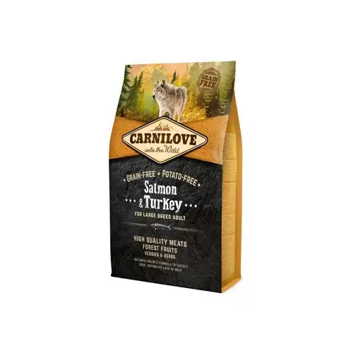 Carnilove Dog Salmon & Turkey for LB Adult 4kg