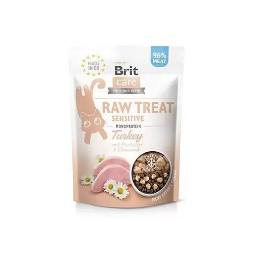 Brit Raw Treat Cat Sensitive, Turkey 40g