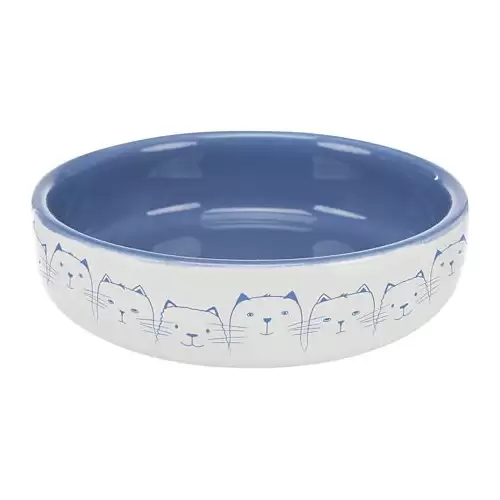 Keramická miska nízká, pro kočky s krátkým čenichem 0,3l/11 cm