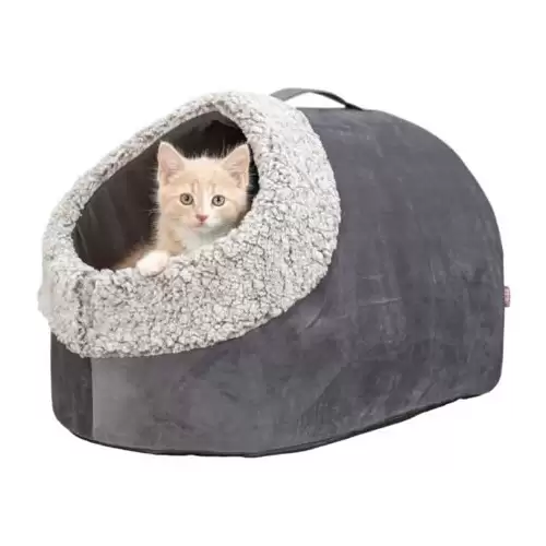 Kukaň CALIDA  50 x 30 x 35 cm, s tepelně reflexní vložkou, šedá/bílo-černá