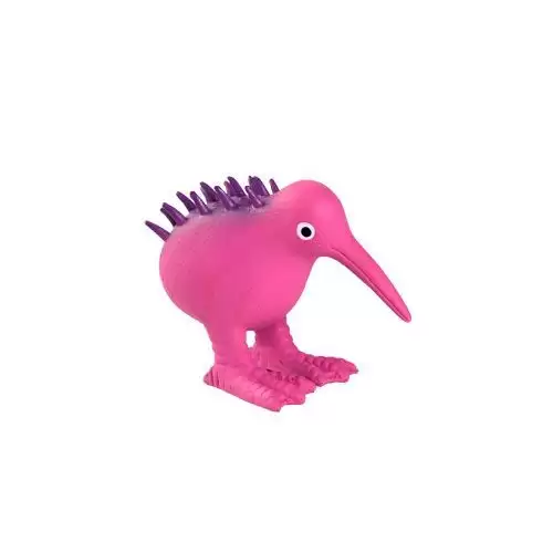 Hračka pes WHISTLE latex,pískací,růžová 8,5cm Kiwi