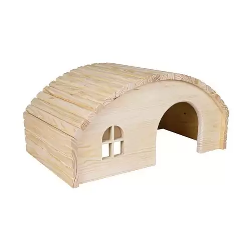 Dřevěné iglú pro hlodavce 42 x 20 x 25 cm, např. králík