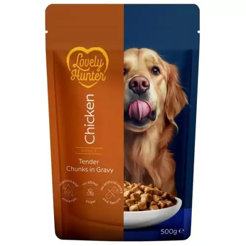  Lovely Hunter Dog kaps. Adult Chicken 500 g