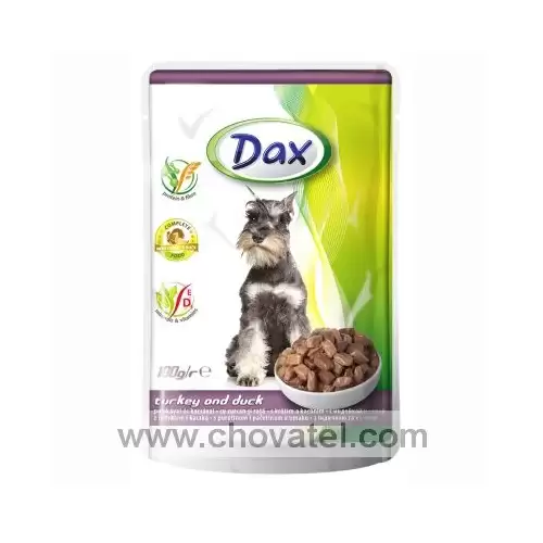 Dax pes kapsa krůtí + kachna 100g