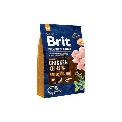 Brit Premium Dog by Nature Senior S+M 3kg