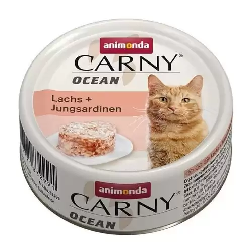 ANIMONDA konzerva CARNY Ocean - losos + sardinky 80g